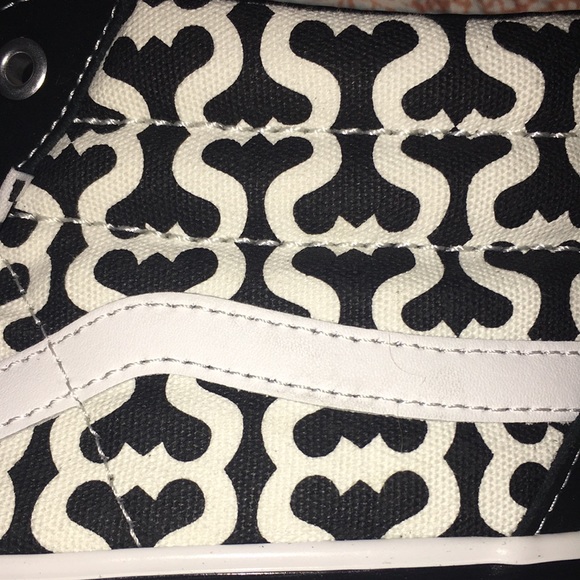 VANS X SUPREME COLLAB SK8 MID RARE BLACK MENS SHOES SIZE 11 LIMITED EDITION NIB! - Picture 7 of 8